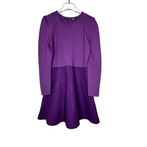 Kate Spade Saturday Long Sleeve Flared Wool Dress